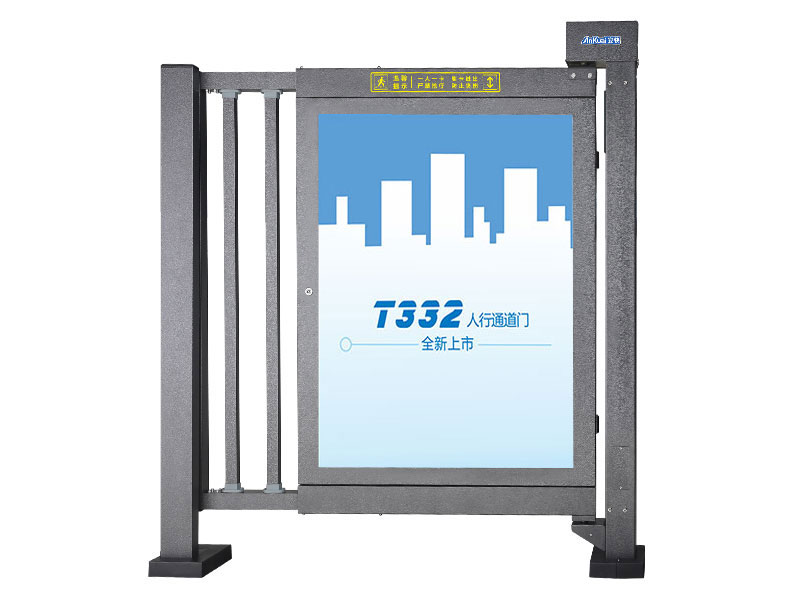棗莊T332D人行通道廣告門-閉門器型